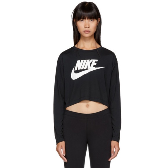 NIKE CROP TOP SIZE LARGE LONG SLEEVE - Picture 6 of 8